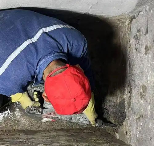 多宝镇电缆沟堵漏